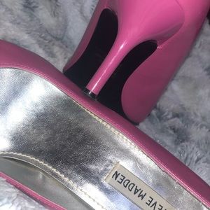 Steve Madden hot pink 2.5-3" heels